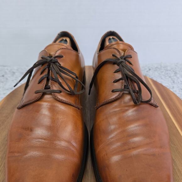 To Boot New York Brown Suede Plain Toe Casual Derby Oxford Dress Shoe Mens 10 - Picture 9 of 16